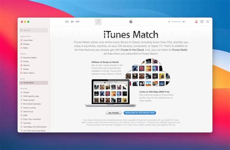 How many songs can you match on iTunes?