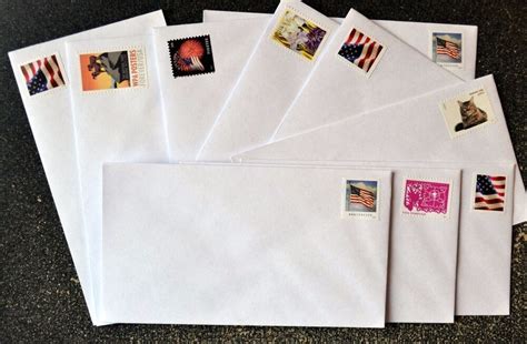 How many stamps do I need for a self-addressed stamped envelope?