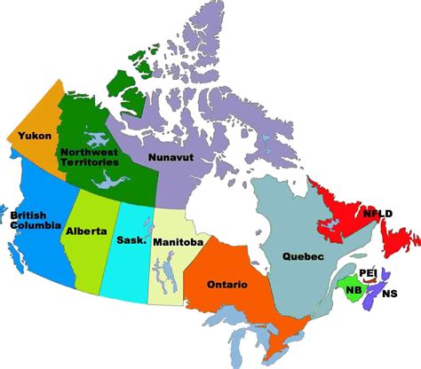 How many states in Canada?