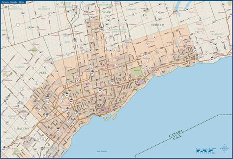 How many streets are in Toronto?