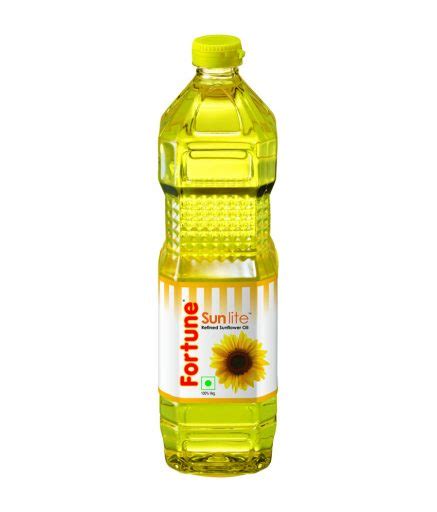 How many sunflowers for 1 litre of oil?