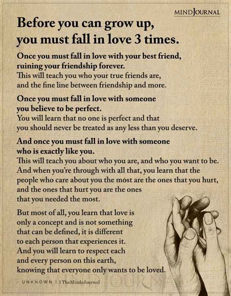 How many times are you in love in your life?