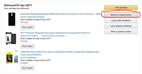 How many times can I replace an item on Amazon?