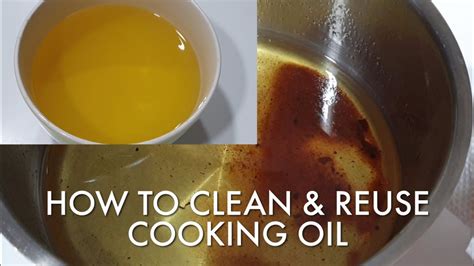 How many times can you clean cooking oil?