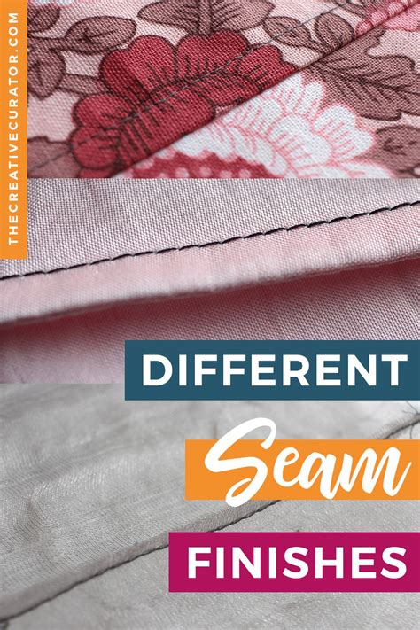 How many types of seam finishes are there?