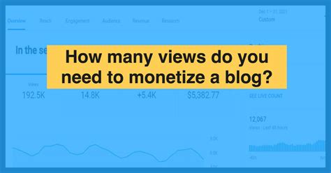 How many views does a new blog get?