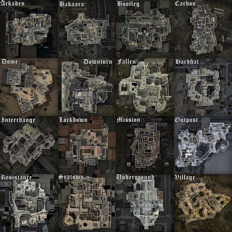 How many war maps are there in MW3?