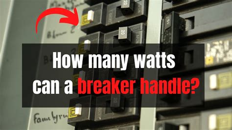 How many watts can a 10 ka breaker handle?