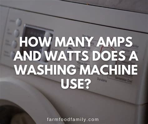 How many watts is a washing machine?