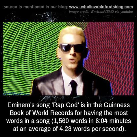 How many world records does Eminem have?