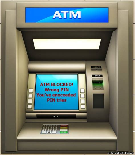 How many wrong ATM card attempts gets blocked?
