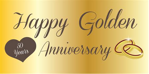 How many years is a golden anniversary?