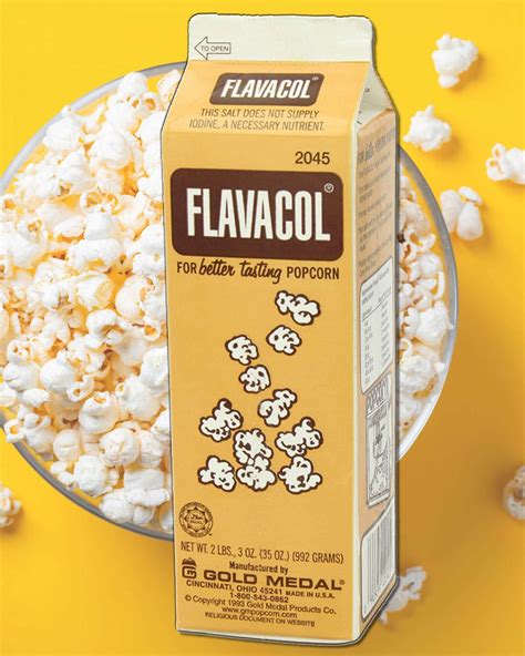 How much Flavacol per cup of popcorn?