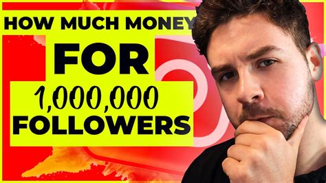 How much Instagram pay for 1 million followers?