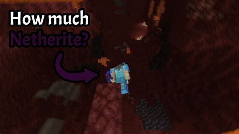 How much Netherite is in a chunk?