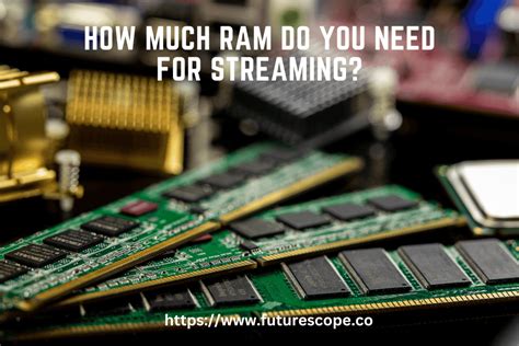 How much RAM do I need for streaming?