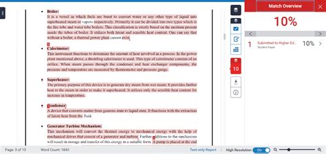 How much TurnItIn is OK?