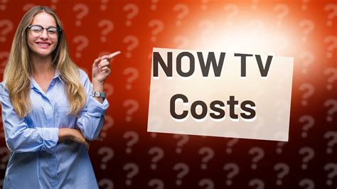 How much a month does NOW TV cost?