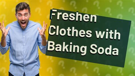 How much baking soda do I put on smelly clothes?