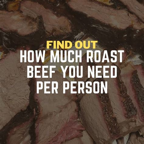 How much beef per person?