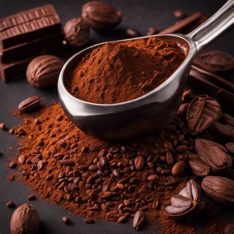 How much caffeine is in raw cacao powder?