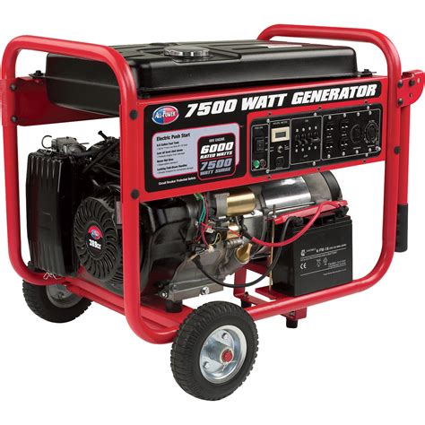 How much can a 7500 watt generator handle?