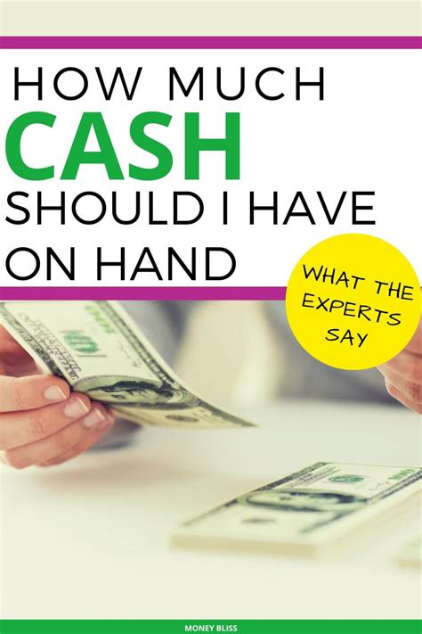 How much cash should I have on hand?
