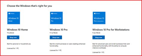 How much cost Windows 10?