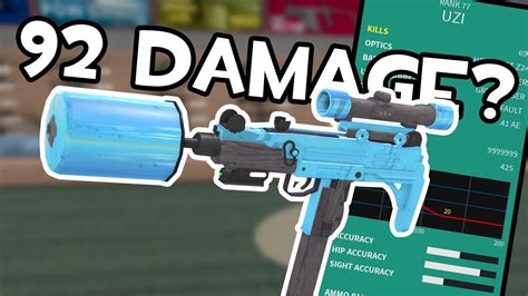 How much damage does the Uzi do?