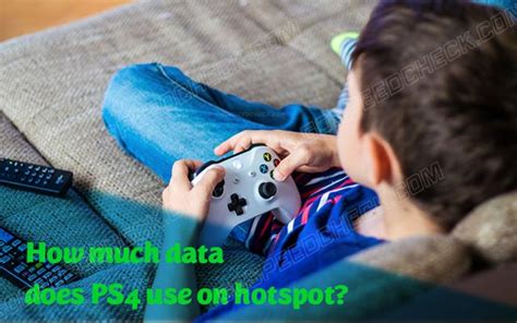 How much data does PS4 use on hotspot?