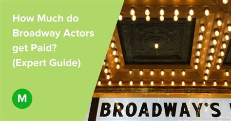 How much do Broadway actors paid?