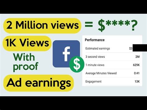 How much do Facebook pay for 10k followers?