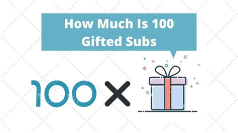 How much does 100 subs cost?