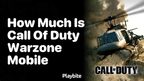 How much does Call of Duty warzone to cost?