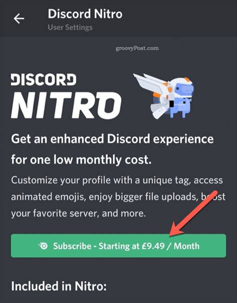 How much does Discord Nitro cost?