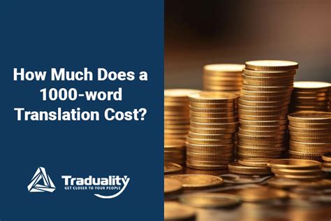How much does a 1000 word translation cost?