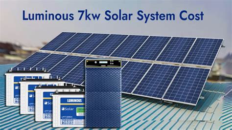 How much does a 7kW solar system cost?