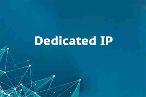 How much does a dedicated IP cost?