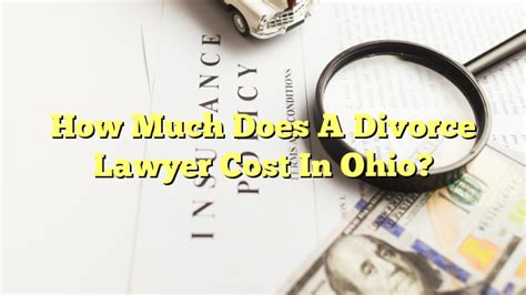 How much does a lawyer cost in Ohio?
