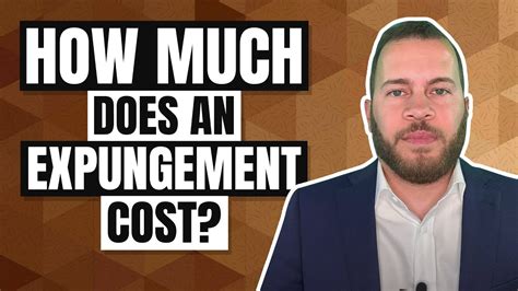 How much does an expungement cost in Texas?
