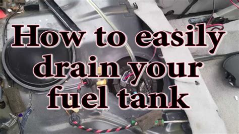How much does it cost to drain gas tank?
