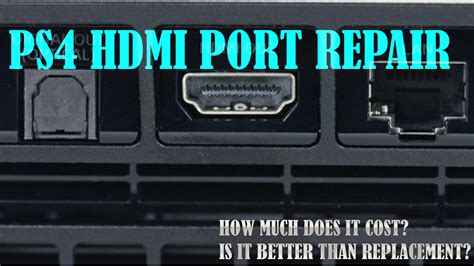How much does it cost to fix HDMI port on PS4?
