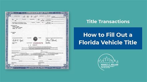 How much does it cost to get a paper title in Florida?