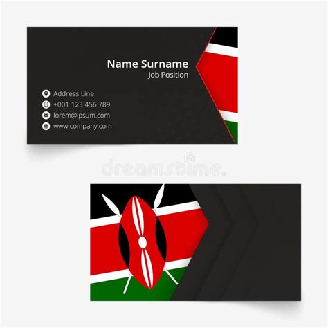 How much does it cost to make a business card in Kenya?