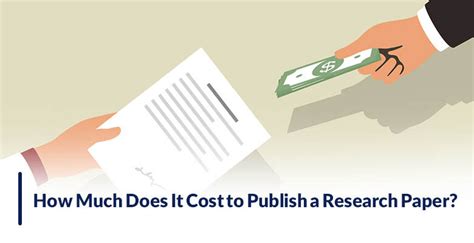 How much does it cost to publish a research paper?