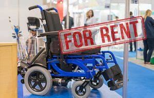 How much does it cost to rent a wheelchair?