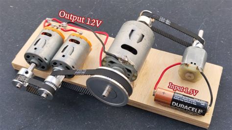 How much electricity can a 12v DC motor generate?