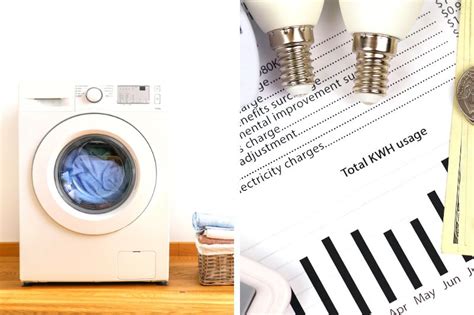 How much electricity does a 30 minute washing machine use?