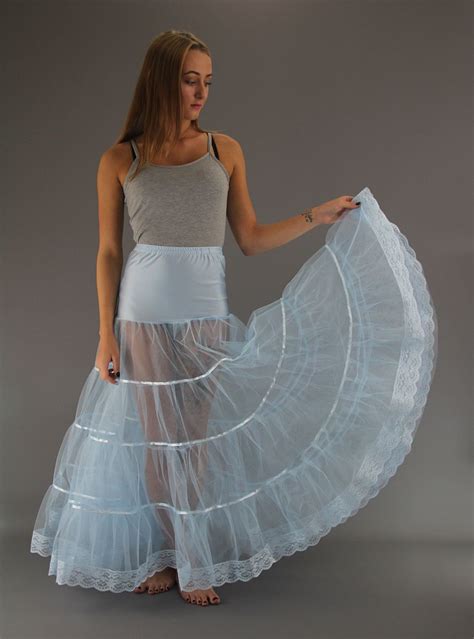 How much fabric is needed for a petticoat?
