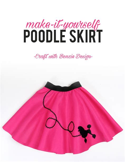 How much fabric is needed for a poodle skirt?